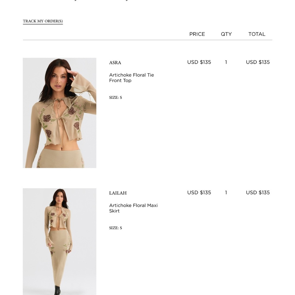 House of CB Olive Green SET